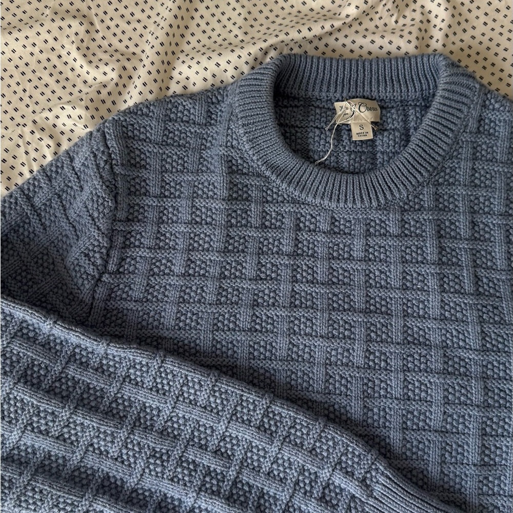 Vintage JCrew knit blue sweater